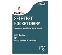 Diabetes Self-Test Pocket Diary: Daily Tracker for Blood Glucose & Blood Pressure | Pocket sized Bilingual Logbook for Diabetics with 52 weeks of ... Medication Tracking In English and Spanish