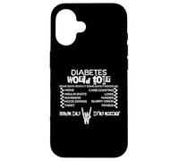Diabetes World Tour Diabetes Coque pour iPhone 16