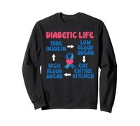 Diabétique Life Take Insuline Low Blood Sugar Type 1 Diabète Sweatshirt