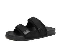 Diabétiques pantoufles, Sandales Orthopédiques Réglables, Chaussures de rééducation, sandale Unisexes légères et larges (Noir, Adulte, Homme, 43, Numérique, Système Taille Chaussures EU, Moyen)
