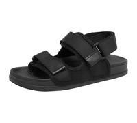 Diabétiques pantoufles, Sandales Orthopédiques Réglables, Chaussures de rééducation, sandale Unisexes légères et larges (Noir A, Adulte, Homme, 39, Numérique, Système Taille Chaussures EU, Moyen)