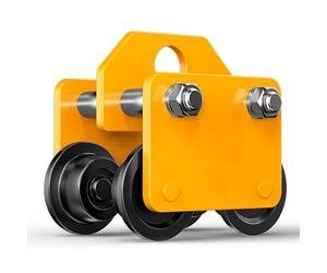 Diable À Double Essieu en I, Pont Élévateur À Double Roue for Garage, Équipé de Quatre Roues Robustes, Largeur Réglable, Capacité de Charge de 1 À 5 Tonnes(2T/4400LB)