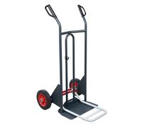 Diable à poignées à garde bavette repliable roues pleines - DBA 350 kg - 810302120