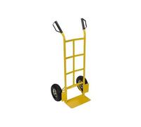 Generique Diable chariot à main en acier – 200 kg – Poignées de sécurité, roues pneumatiques, bleu