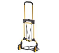 Stanley Diable pliable FT580 – max. 70 kg, 41x40x102 cm, roues tout-terrain, élastique – Jaune