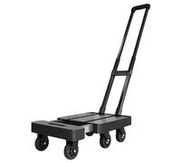 Diable compact pliable léger pour un transport facile, idéal pour les voyages, les déménagements, le shopping et l'utilisation au bureau, design portable et pratique