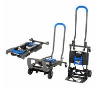 Diable Cosco - 12222BG1UE - Chariot Charge 135kg Multi-Position Pliant Transport Diable (Bleu)