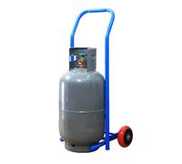Diable cylindrique portable - Chariot roulant à 2 roues pour un transport facile des réservoirs de gaz, idéal pour une mobilité sûre et pratique des réservoirs