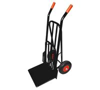 Diable de chantier professionnel - Charges lourdes - Roues increvable PU ø 260mm