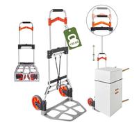 Diable de manutention - Pack & Move - Pliable - 2 Roues - Aluminium - Charge Max 125KG