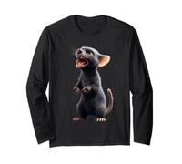Diable de Tasmanie Marsupial Tasmanie Doux Diable de Proie Manche Longue