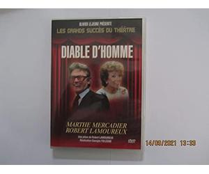 Diable d'homme une pièce de robert lamoureux réalisé par georges folgoas avec marthe mercadier, robert lamoureux, magali de vendeuil, claude nicot, liliane patrick, annie jouzier, barbarie willar, yves barsacq, patrick guillemin