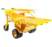 Diable électrique 400 kg 4 roues motrices largeur 940 mm avec 2 plateaux MW Tools ES400B2