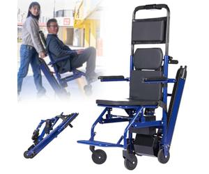 Diable éLectrique Fauteuil d'escalier pour monter et descendre les escaliers sans effort, monte-escaliers pour personnes âgées, scooter de mobilité pliable, fauteuil roulant pour monter les