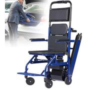 Diable éLectrique Fauteuil roulant monte-escalier, monte-escaliers électriques, monte-escaliers pour personnes âgées, fauteuil d'escalier portable pliable, moteur 250 W, alliage d'aluminium,