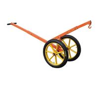 Diable En Acier Réglable, Transporteur De Couvercle De Trou D'homme Robuste, Doté De 2 Roues En Caoutchouc, Adapté À La Construction Et À L'entreposage(60cm/23.6in)