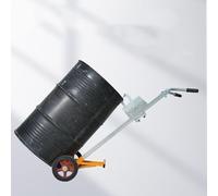 Diable ergonomique robuste avec roues Idéal pour les usines, garages et stations-service Capacité de charge de 450 kg Chariot de transport pour un déplacement efficace