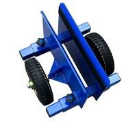 Diable for Tôles en Alliage, Capacité de Charge de 400 Kg/880 Lb, Ouverture Réglable, Roues Tout-terrain Antidérapantes, Diable Spécialement Conçu for Les Tôles