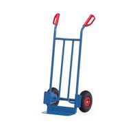 Diable H.1150mm pelle-L150xB400mm pneus gonflables capacité 250kg bleu FETRA