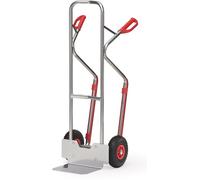 Diable H.1300mm pelle L250xB320mm pneus gonflables capacité 200kg alu FETRA