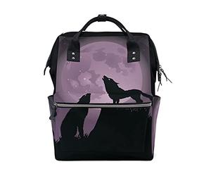 Diable Loup Cool Sac à Langer Sac à Dos Grande Capacité Multifonction Sac à Couches pour Voyage Maman Femme Papa