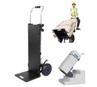 Diable monte-escalier électrique pliable de 1200 W avec poignée télescopique, capacité de charge maximale de 250 kg, pour le déplacement de charges lourdes dans les escaliers(A 551lbs)