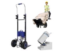 Diable monte-escalier électrique pliable de 1200 W avec poignée télescopique, capacité de charge maximale de 250 kg, pour le déplacement de charges lourdes dans les escaliers(B 551lbs)