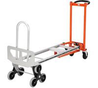 Diable monte-escalier polyvalent - LUNSY - 363 kg capacité - 3 en 1 - Montée d'escaliers - Compact et pliable