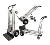 Diable multifonction 3 en 1 - Charge maximale : 454 kg - En aluminium - Pliable