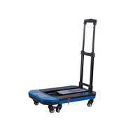 Diable Pliable à 6 Roues avec Frein, Noir, Petit Chariot léger, Portable, télescopique, Sac Dos, Bagages, Voyage, déménagement, Shopping pour Entrepôt, Jardin, Maison, Déménagements