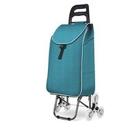 Diable pliable - Chariot de courses mobile pour escaliers - Léger - Design pliable - Remorque lourde pour un transport facile