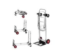 Diable Pliable de 400 LB, Chariot léger avec Roues, Utilitaire for Bagages Le Transport, déménagement dans l'entrepôt pour Entrepôt, Jardin, Maison, Déménagements