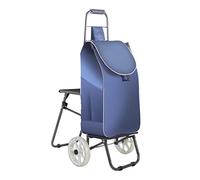 Diable pliable léger avec sac de siège imperméable, chariot d'extérieur durable pour un transport facile - Parfait pour le shopping, le camping et les voyages (taille #2)