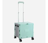 Diable pliable portable et robuste pour le linge, le camping, le marché - Design léger et compact avec poignée réglable - Facile à utiliser et à ranger
