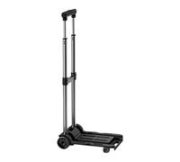 Diable pliable robuste avec poignée réglable - Idéal pour le transport de bagages à l'aéroport, design compact pour un rangement et un transport faciles