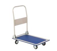 Diable pliable robuste avec roues, capacité de 150 kg, cadre en acier, parfait pour déplacer des meubles et des charges lourdes