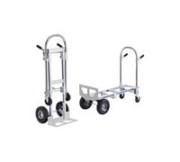 Diable Pliant En Aluminium 2-en-1 Diable De Roues Caoutchouc Capacité 363kg