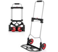 Diable Pliant en Aluminium, Chariot de Transport pour Usage Industriel et Domestique, Charge Maximale 100 kg