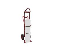Diable porte bouteille charge 250 kg élingable 1 bouteille avec béquille Diam roues PN 400