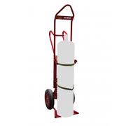 Diable porte bouteille charge 250 kg élingable 1 bouteille avec béquille Diam roues PN 400