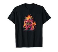 Diable riant avec feu pour brûler Les Mauvais Amoureux T-Shirt