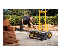 Stanley Chariot pliant SXWTD-FT520 – Capacité 120 kg – 63 x 52 x 113 cm – Acier – Jaune