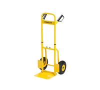 Stanley Chariot Pliable SXWTD-FT520 - Capacité de Charge jusqu'à 120KG - Chariot Pliant - 63 x 52 x 113 CM - Acier - Jaune