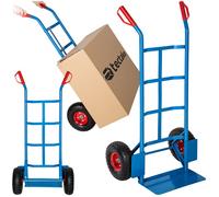 TecTake Chariot à Caisse Manuel de Transport - différents modèles - (Chariot à Caisse Bleu | 402384)