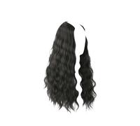 Diablesse bouclée longue perruque ondulée synthétique perruque teinte longue bouclée | Coiffe de perruque longue bouclée en fibre synthétique | Convient aux soirées cosplay et à Perruque (Black, A)