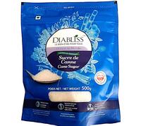 Diabliss Sucre de Canne Santé - 100% Naturel à Indice Glycémique Contrôlé, Zéro Calorie, excellent pour Diabétiques, Régime Minceur, Pâtisserie, Desserts, Boissons vrai goût certifié ISO22000 2x500g