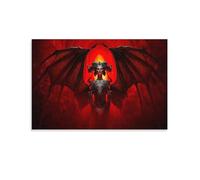 Diablo 4 Poster de jeu Lilith 2 sur toile - Décoration murale moderne - 40 x 60 cm
