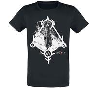 Diablo 4 - Sorceress Homme T-Shirt Manches Courtes Noir 100% Coton Regular