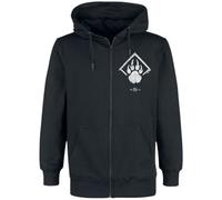 Diablo 4 - Symbole Druide Homme Sweat-Shirt zippé à Capuche Noir Regular/Coupe Standard