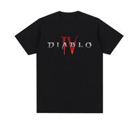 Diablo 4 T Shirt Summer Fashion Men Harajuku Aesthetic Graphic Lilith Tshirt Unisex Anime Streetwear Vintage Cotton Tees Shirts Black XXL